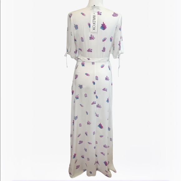 Wildfox Wrap Allover Print Women’s Maxi Dress -S/M - Picture 10 of 16